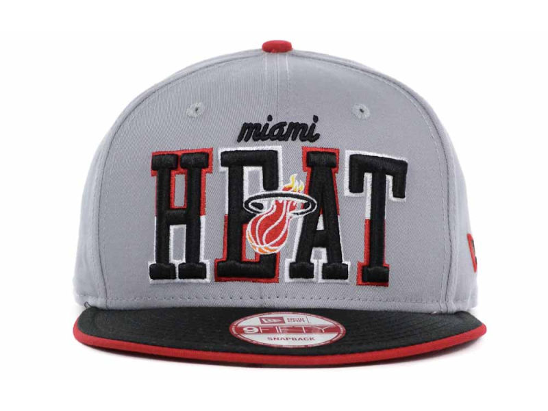 NBA Miami Heat NE Snapback Hat #159